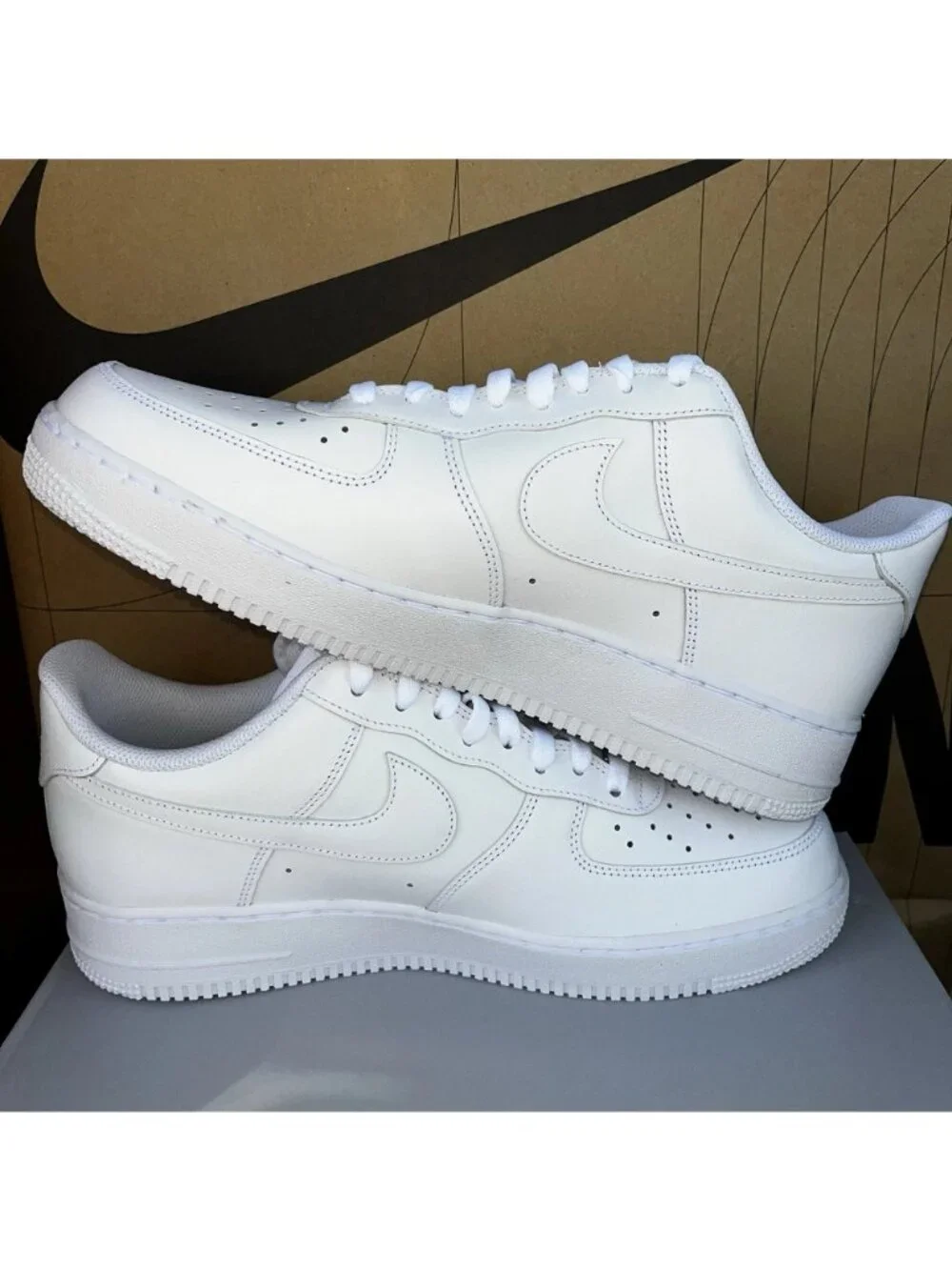 NEW Nike Air Force 1 '07 Triple White CW2288-111 Men Size 13